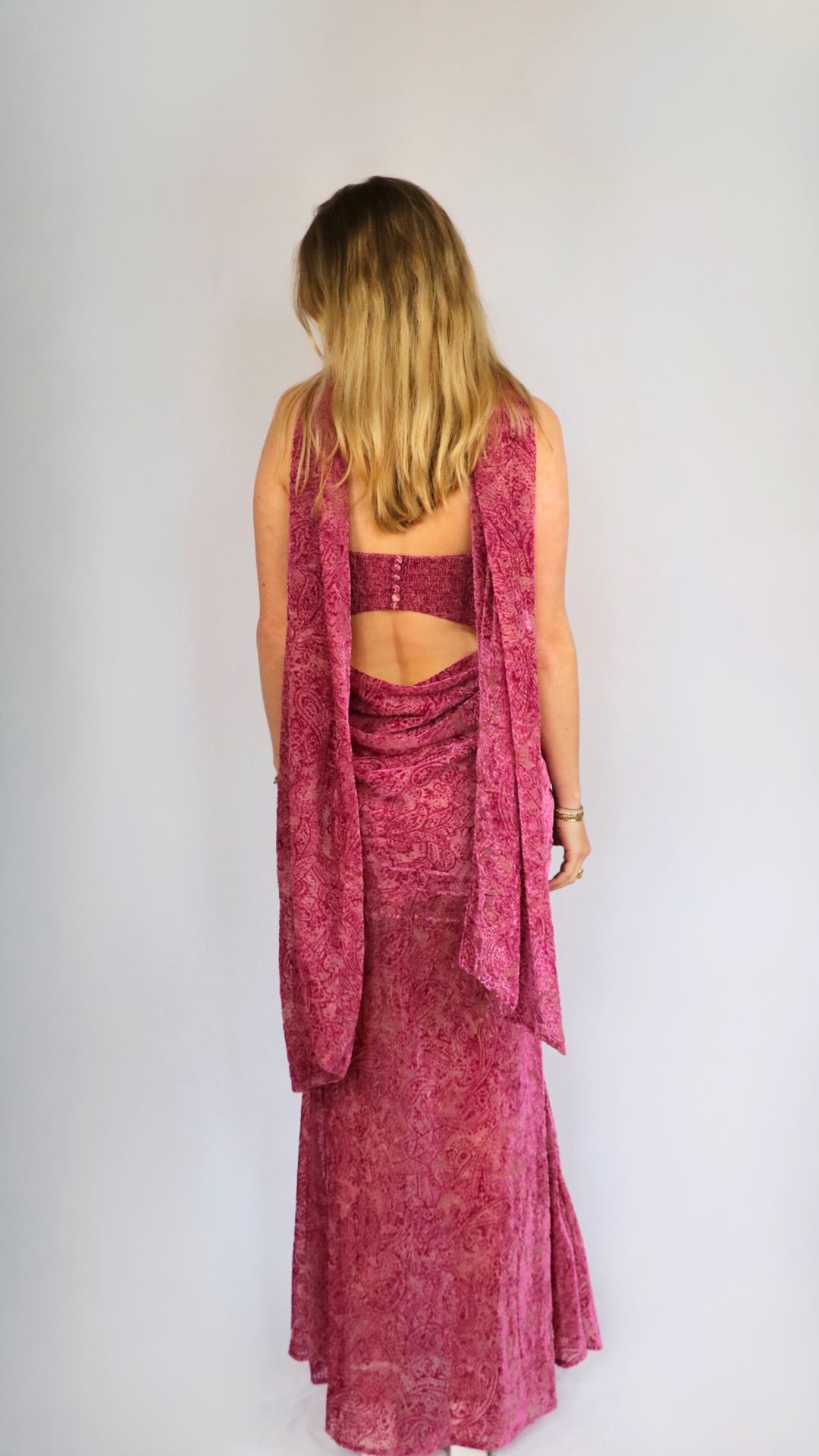 For Love & Lemons purple lace dress