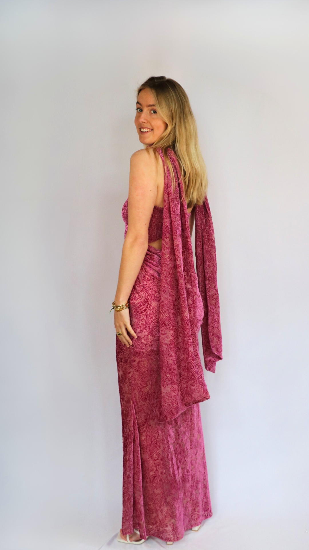For Love & Lemons purple lace dress