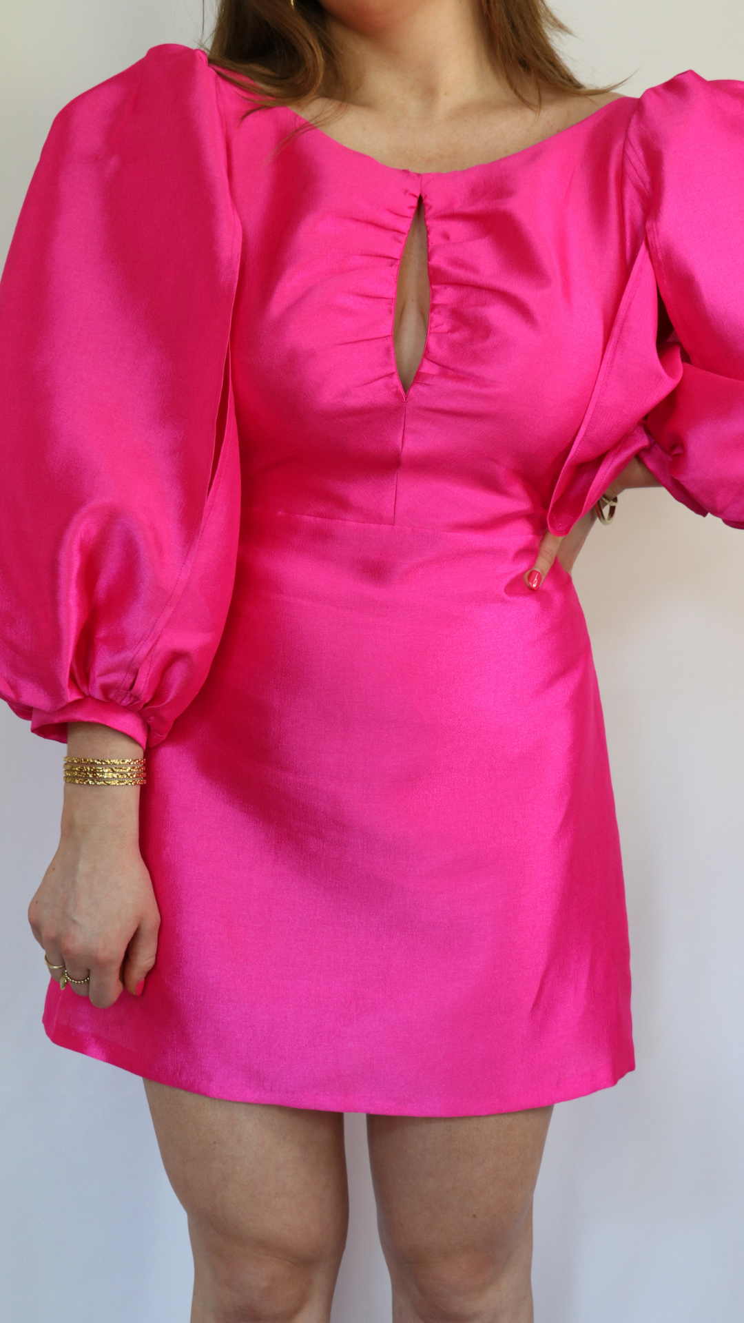 Lagaam hot pink dress