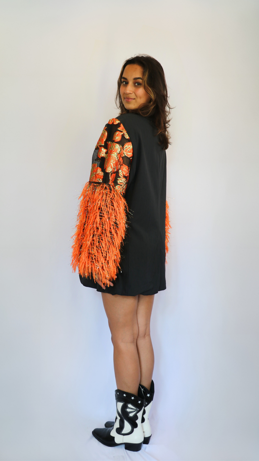 Attire orange pino blazer